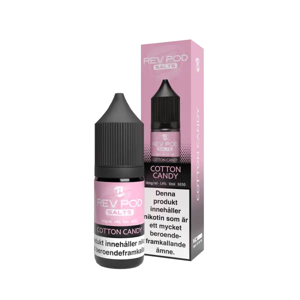 0REV POD SALTS 10ml COTTON CANDY bottle single