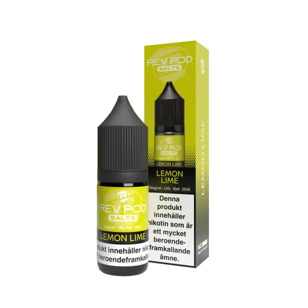 0REV POD SALTS 10ml LEMON LIME bottle single