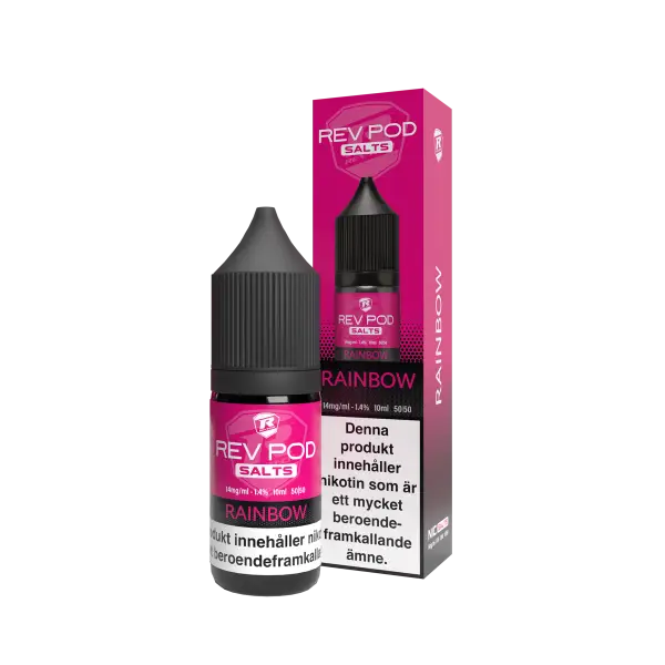 0REV POD SALTS 10ml RAINBOW bottle single