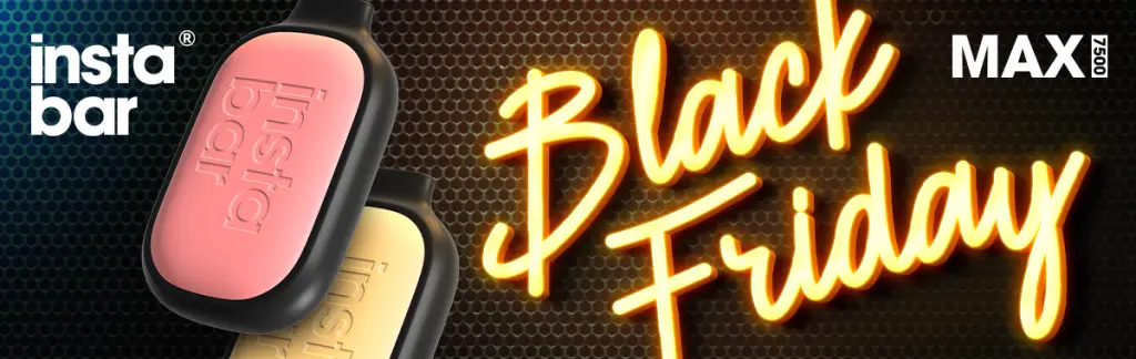 Insta Bar MAX Black Friday Banner 1200 x 380